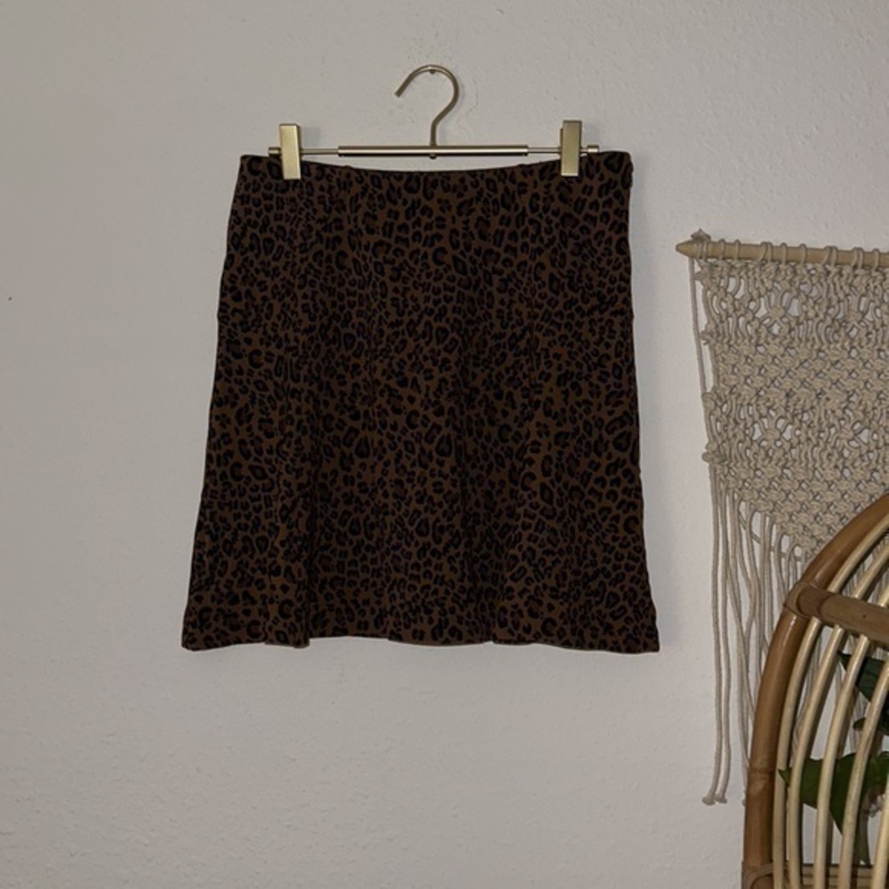 The Limited Brown Leopard Print Skirt Sz.S NWT!